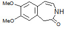  7,8-二甲氧基-1,3-二氢-2H-苯并氮杂卓-2-酮	 