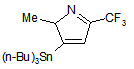 1-甲基-3-(三氟甲基)-5-(三丁基锡烷基)-吡唑
