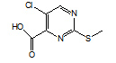 5-Chloro-2-(methylsulfanyl)pyrimidine-4-carboxylic acid