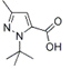1-叔丁基-3-甲基-1H-吡唑-5-羧酸